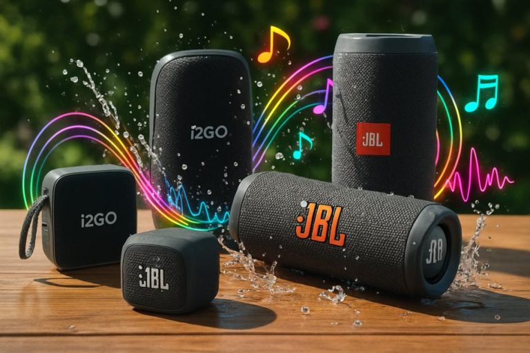 Top 5 Caixas de Som Bluetooth 2026: JBL Go, Boombox, Flip e I2GO — Potência e Qualidade das Melhores Marcas
