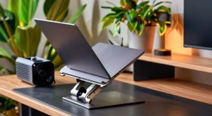 Melhores Suportes para Notebook 2026: WR, Premium Dobrável, Cooler Duplo, Cooler e LED e Mesa Portátil – Top 5