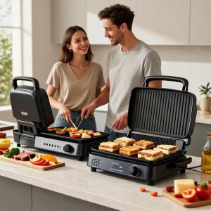 Top 5 Grill Elétrico 2026: Elgin, Britânia, Mondial e Oster para Lanches Práticos