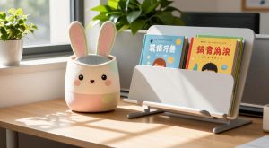 Melhores Achadinhos Escritório 2026: Lixeira de Mesa Infantil Coelhinho e Suporte Ajustável para Livros (2 Produtos Indispensáveis!)